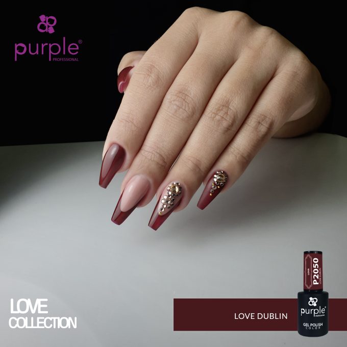 Smalto Semipermanente P Love Dublin Purple Professional Italia